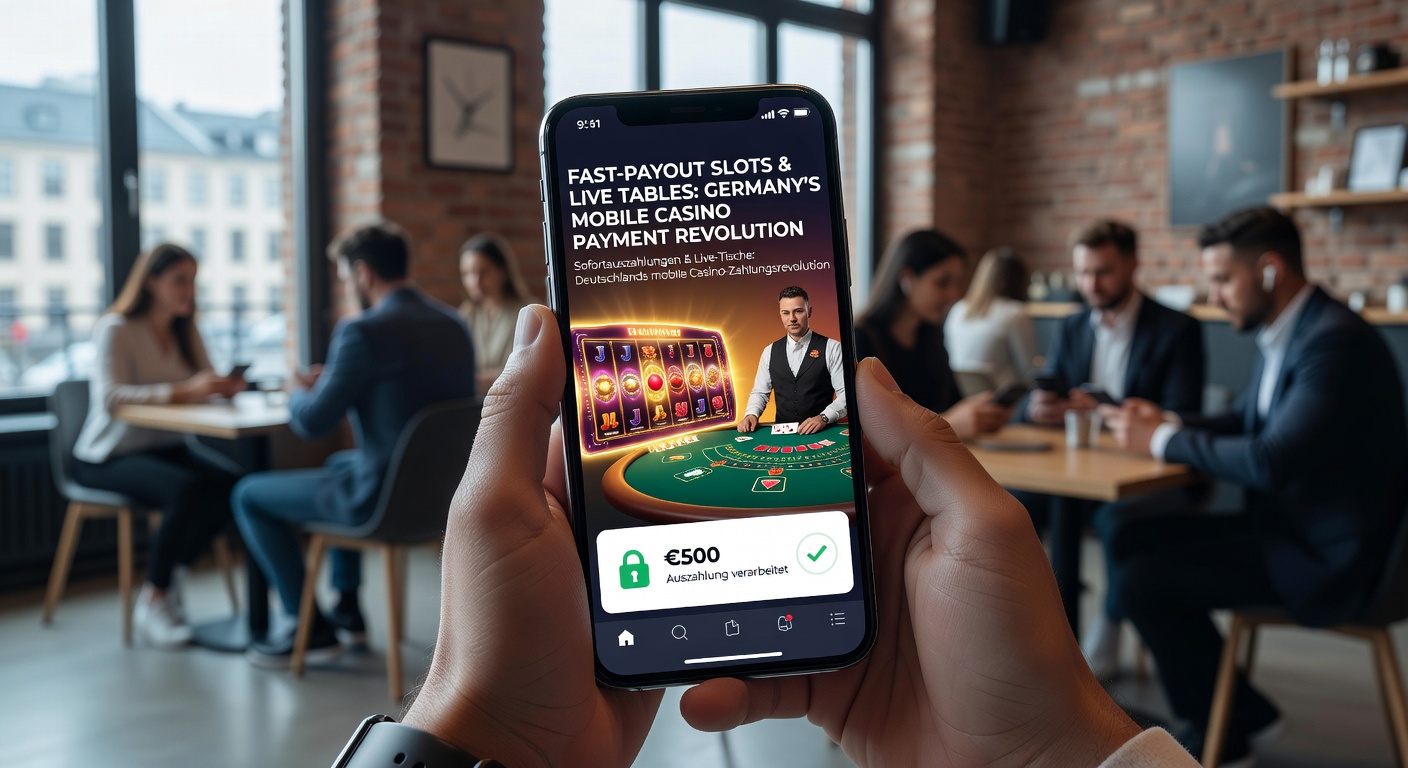 Grafik mit Zeitachsen von Auszahlungen bei mobilen Casinos in Deutschland, verglichen mit traditionellen Methoden