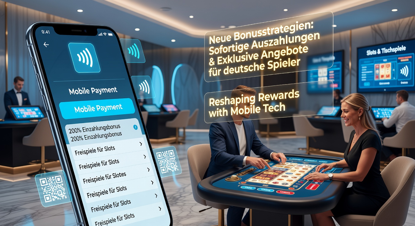 Mobile Zahlungen und Bonusanpassungen in deutschen Online-Casinos