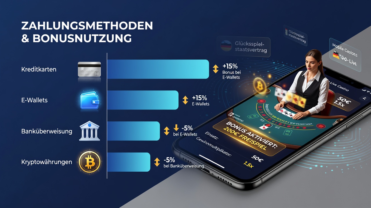 Analyse der Auswirkungen verschiedener Zahlungswege auf Bonusstrategien in regulierten deutschen mobilen Live-Casinos