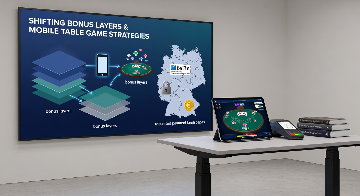 Darstellung mobiler Zahlungsstrategien und Tischspiel-Taktiken in regulierten Märkten