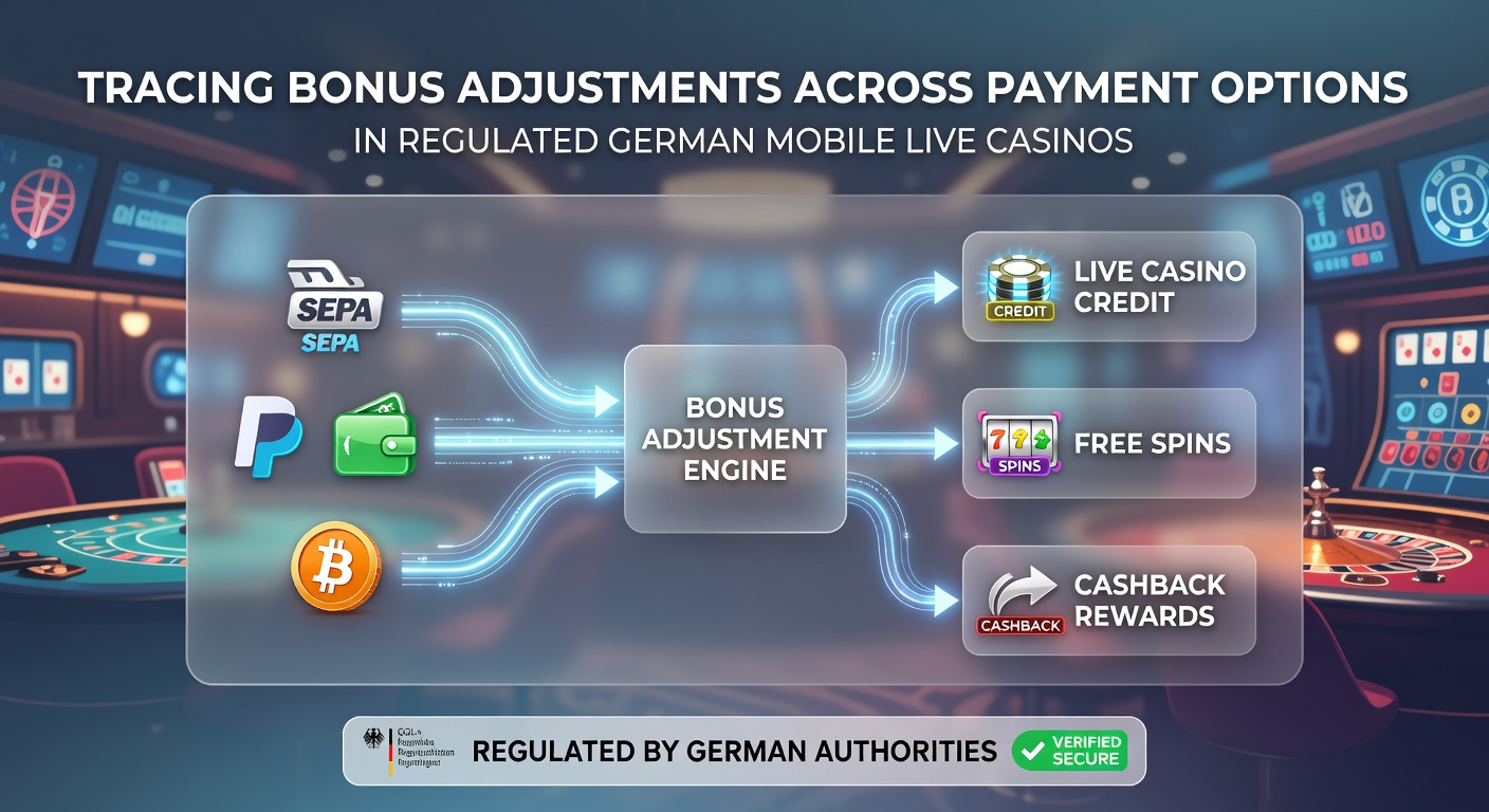 Darstellung mobiler Zahlungsoptionen und Bonusstrukturen in deutschen Live-Casinos
